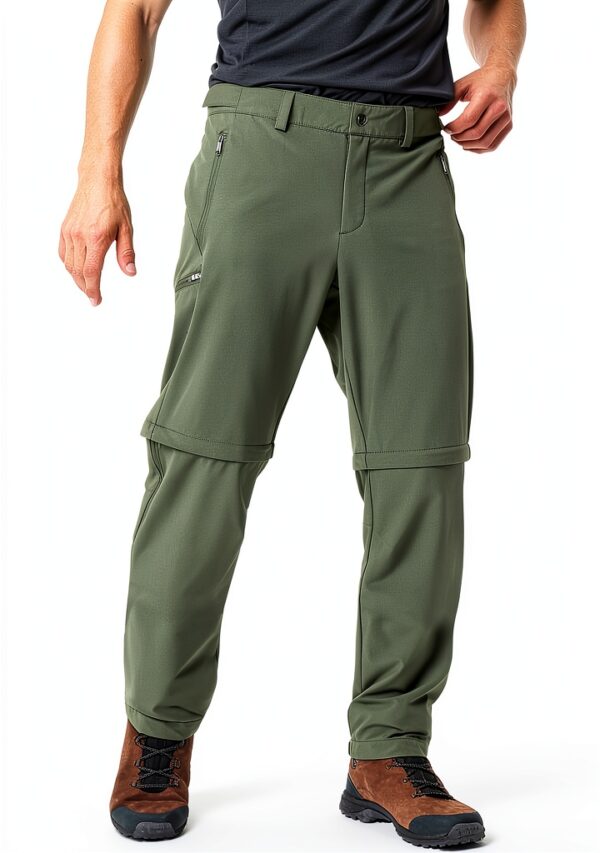 VAUDE Men's Farley Stretch T-Zip Pants III, Bequeme Herren Trekkinghose mit Zip-Off-Funktion, schnell zur Bermuda abzippar, strapazierfähig, schnelltrocknend & elastisch, umweltfreundlich hergestellt-1