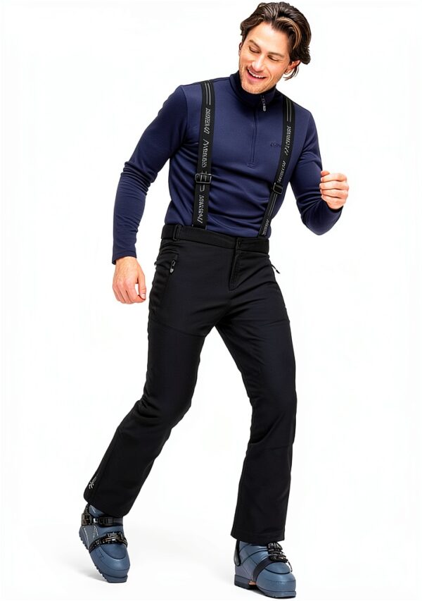 Maier Sports Anton Light Herren Skihose wasserdicht Stretch Schwarz-5