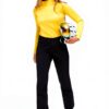 Maier Sports Marie, Enganliegende Damen Skihose, Wasserabweisende Softshell Schneehose, Stretchmaterial und verstellbarer Bund, PFC-frei, stormprotec-Technologie, Schwarz, Gr. 48 (W40/L32)-4