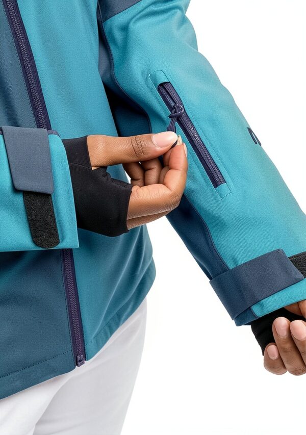 Maier Sports Damen Skijacke Nuria, Wasserdicht, atmungsaktiv, Blau,-2