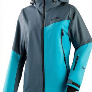 Maier Sports Damen Skijacke Nuria, Wasserdicht, atmungsaktiv, Blau,-0