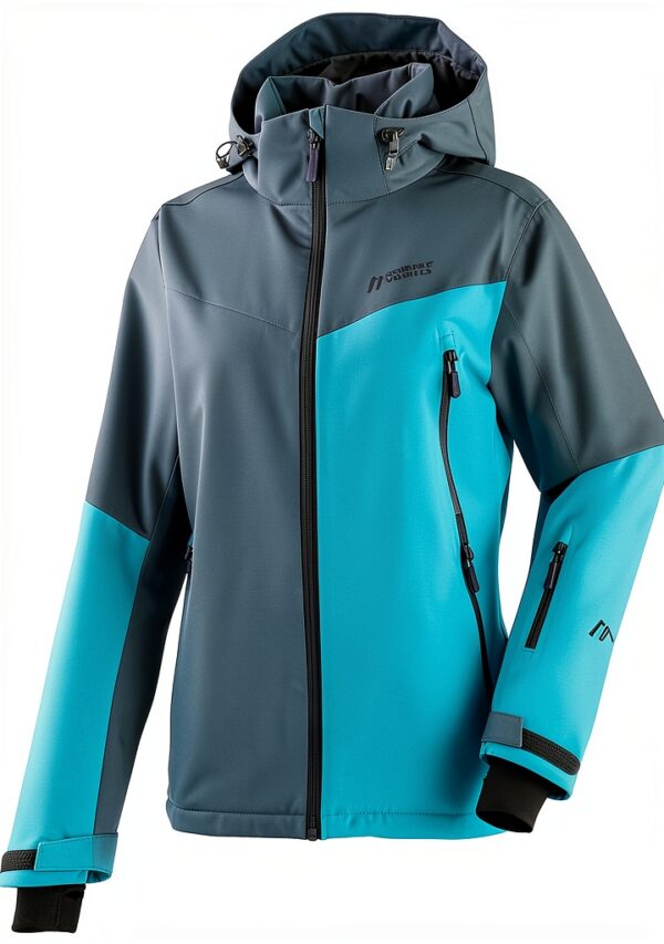 Maier Sports Damen Skijacke Nuria, Wasserdicht, atmungsaktiv, Blau,-0